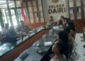 Wakili Dandim 0206/Dairi, Kapten Inf T. Aritonang Hadiri Rapat Sispamkota