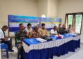 Kawal Demokrasi Desa, Babinsa Sertu Andri Meikagi Hadiri Penetapan DPT Pilkades Bandar Labuhan