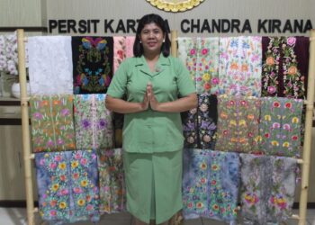 Dijahit dengan Ketelatenan, Dipersembahkan untuk Negeri: Kembang Pucuk Bordir Siap Meledak di Persit Bisa 2