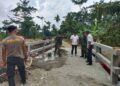 Dinas PUTR Langkat Tinjau Pembangunan Jembatan TMMD 128,Pastikan Standar Kualitas,dan Ketahanan Infrastruktur