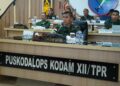 Perkuat Kedisiplinan dan Sinergi, Pangdam XII/Tpr Berikan Pengarahan Strategis kepada Dansat Jajaran