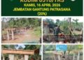 TNI,Warga dan Pemdes Wujudkan Pembangunan Jembatan Garuda Patrasana di Kresek