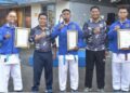 Rayakan HUT ke-80 Pomal, Dankodaeral VI Beri Penghargaan Atlet Karateka Berprestasi
