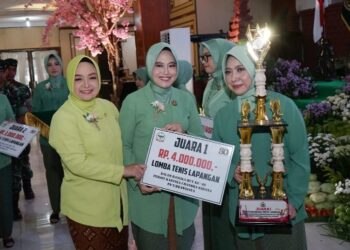 Kerja Keras Persit KCK Koorcab Rem 081 Berbuah Prestasi