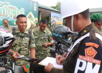 Tegakkan Disiplin Prajurit, Subdenpom Langsa Gelar Sosialisasi Ops Gaktib 2026