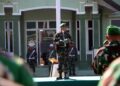 Upacara Kodim 0104/Atim, Letkol Inf Novi Widyanto Sampaikan Pesan Strategis Panglima TNI