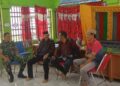 Dialog Humansi, Babinsa Babahrot Ajak Perangkat Desa Pante Rakyat Jaga Kamtibmas