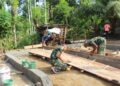 Kebersamaan TNI dan Warga, Kunci Sukses Rehab RTLH di Gunung Cut