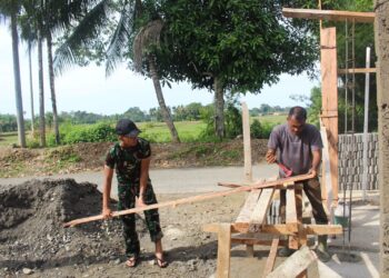 TMMD Abdya Bawa Perubahan, 5 Fasilitas MCK Dibangun untuk Warga