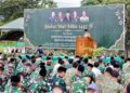 Wapang TNI Dampingi Menhan RI Shalat Idul Adha Bersama Prajurit dan Masyarakat di Papua Barat