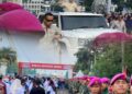 SATUAN SETINGKAT BATALYON KORPS MARINIR BANTU AMANKAN PERINGATAN MAY DAY DI MONAS