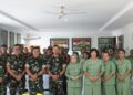 Kunker di Koramil 0201-07/Medan Tuntungan,Dandim 0201/Medan Berbagi Peduli ,Berikan Taliasih kepada Warga