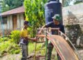 Satgas Yonarhanud 2 Kostrad Percantik PAUD Flamboyan Satab, Tingkatkan Semangat Belajar Anak