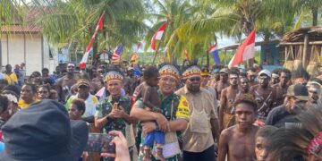 Tim Wasev TMMD ke-128 dari PJO TMMD Tinjau Langsung Sasaran di Kampung Keakwa