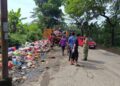 Kodim 0510/Tigaraksa Gerak Cepat Bersihkan Sampah di Kadu Agung