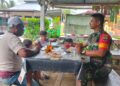 JALIN KEDEKATAN DENGAN WARGA, BABINSA KORAMIL 0201-14/PB KOMSOS DIWILAYAH BINAAN