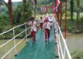 Kodim 0212/TS Rampungkan Jembatan Perintis Garuda di Padang Bolak Julu, Akses Warga Kembali Normal