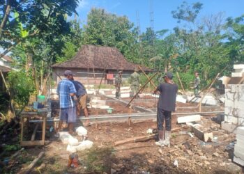 Dikebut dengan Semangat Gotong Royong, Program RTLH TMMD Boyolali Tunjukkan Progres Menggembirakan