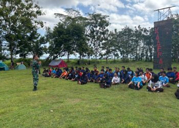Kadet KKRI Digembleng Materi Lapangan dan Bela Negara di Hari Kedua Persami