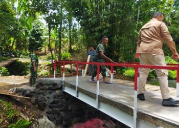 Jembatan Beton Garuda Tuntas 100 Persen, Akses Lancar Kesejahteraan Masyarakat Kali Meningkat