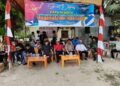Babinsa Koramil 0201-16/TM Hadiri Pembukaan Turnamen Bola Voli Cup di Desa Bandar Labuhan