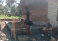 Tak Kenal Libur,Bedah Rumah TMMD 128 Pariaman di Geber Satgas,Dari Gubuk Sampai Layak Huni