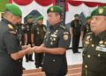 Danrem 161/Wira Sakti Pimpin Sertijab Kasrem dan Kasipers, Soroti Pentingnya Sinergi dan Kekompakan Satuan