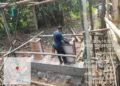 Jembatan Gantung Cimanceuri Mulai Terbentuk dari Dasar,Hasilnya 11 %