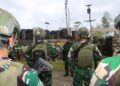 Wapangkoops TNI Habema Tinjau Kesiapsiagaan Prajurit di Pos Kotis Dekai