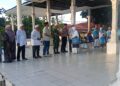 TNI Hadir di Tengah Umat, Koramil 12/LP Ikuti Pelepasan Jemaah Haji Sungai Kanan