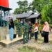 Sumur Bor Program TMMD Mulai Mengalir,Puluhan Warga Pasar Rawa Antri Mengambil Air