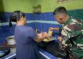 Di Dapur Muliana, Prajurit TMMD Menjadi Bagian Keluarga