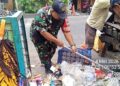 Lagi ,Satgas Sampah Kodim 0502/JU Bersihkan Sampah Wujudkan Lingkungan Sehat