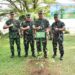 Danrem 031/WB Bersama Ketua Persit KCK Koorcab Rem 031 PD XIX/TT Gelorakan Gerakan Penghijauan