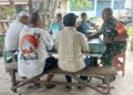 Babinsa Komsos dengan Warga Binaan, Pererat Silaturahmi dan Jaga Kondusifitas Wilayah