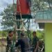 Ciptakan Air Bersih,Satgas Implementasikan Program Unggulan Kasad di Desa Pasar Rawa