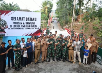 Jembatan Perintis Garuda Rampung, Pangdam Rudy Soroti Inovasi Penguatan Konstruksi