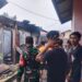 Babinsa Koramil 0201-16/TM Monitoring Kebakaran Rumah di Desa Bangun Rejo