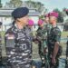 Komandan Kodaeral IX Lepas Personel Eks Yonmarhanlan IX Mutasi ke Yonif 12 Marinir Jayapura