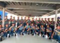 Dansatrol Kodaeral IX Kunjungi dan Berikan Jam Komandan Kepada Personel KRI Kerapu-812