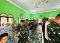 Satgas TMMD 128 Kodim 0203/Langkat Tak Pernah Tinggalkan Ibadah