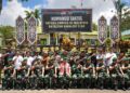 Pompa Semangat Prajurit di Garda Terdepan, Pangdam XII/Tpr Kunjungi Pos Kotis Nanga Badau