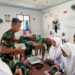 Satgas TMMD 128 Langkat,Ikut Bantu Menyalurkan MBG ke SMK Swasta Gebang