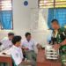 Satgas TMMD 128 Langkat,Ikut Bantu Menyalurkan MBG ke SMK Swasta Gebang