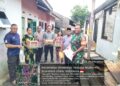 Babinsa Koramil 0201-16/TM Monitor Penyaluran Bantuan Sembako Korban Kebakaran di Desa Bangun Rejo