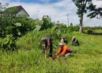 Kepedulian Lingkungan, Babinsa Kedung Banteng Ajak Warga Lestarikan Alam