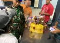 GAGALKAN PENYELUNDUPAN SATWA DILINDUNGI, TNI AL AMANKAN BURUNG NURI ENDEMIK MALUKU DI PELABUHAN YOS SOEDARSO AMBON