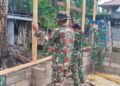 Satgas Karya Bakti TNI Kodam I/BB Lanjutkan Pembangunan RTLH Milik Warga di Gunungsitoli