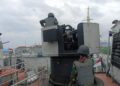 KRI TELUK SIBOLGA-536 SATFIB KOARMADA I LATIH RESPONS CEPAT HADAPI ANCAMAN UDARA
