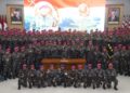 Perwira Kolatmar Terima Pengarahan Panglima Korps Marinir